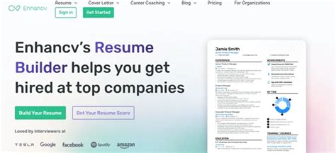 enhancv resume checker|Online Resume Builder .
